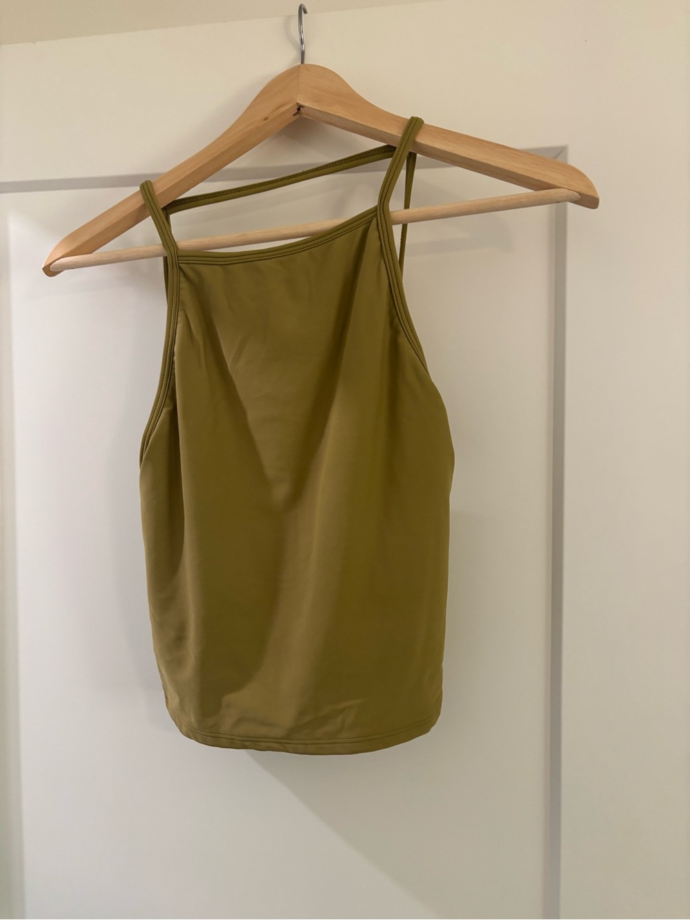 Kortni Jeane Olive Green Strappy Women’s swim top